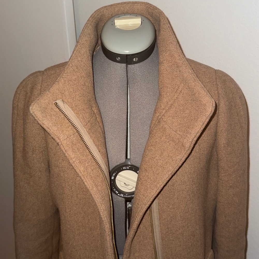 J. Crew Factory Tan Women's Coat - Picture 2 of 10